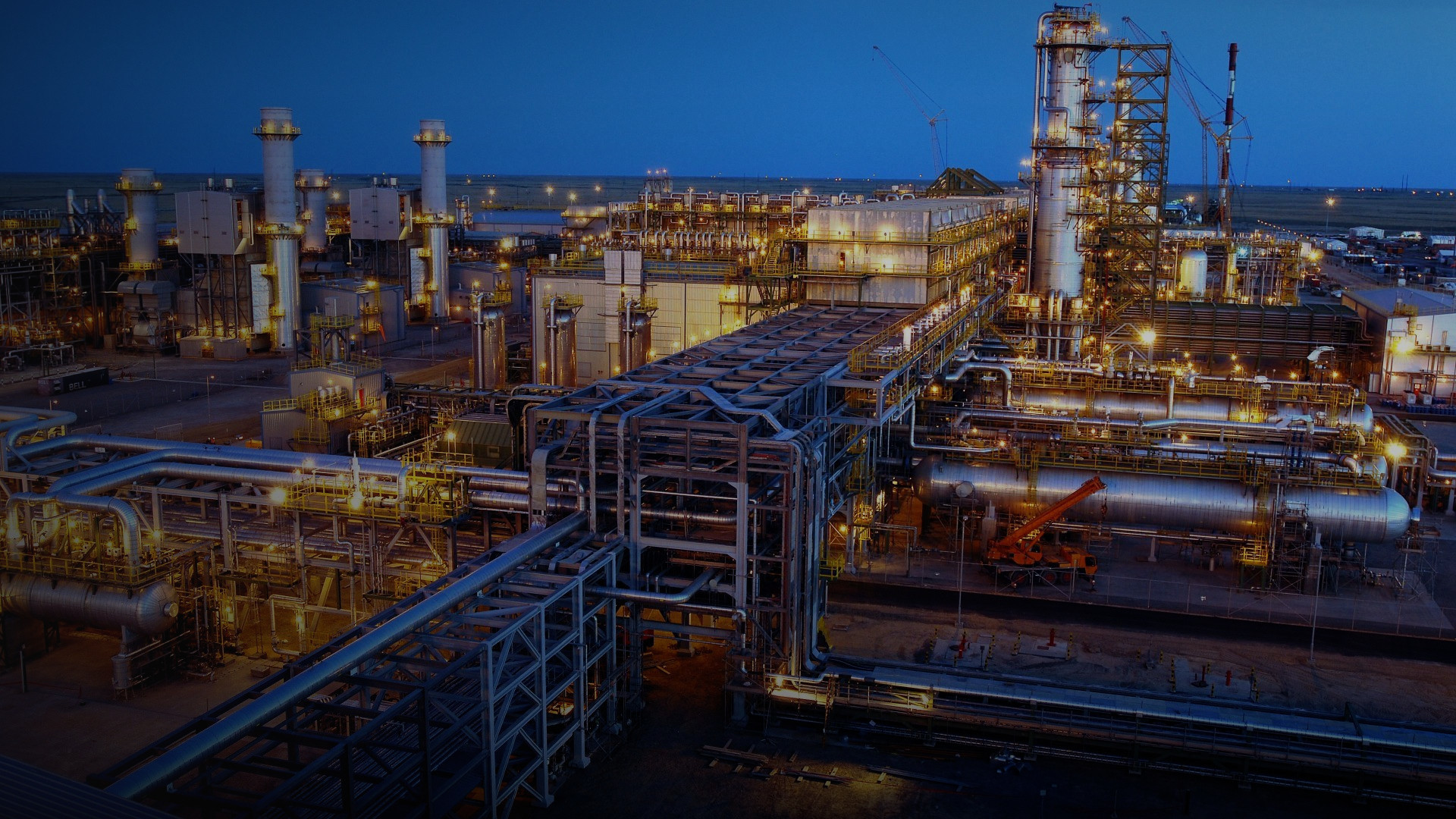 Oil and gas plant for well services operations